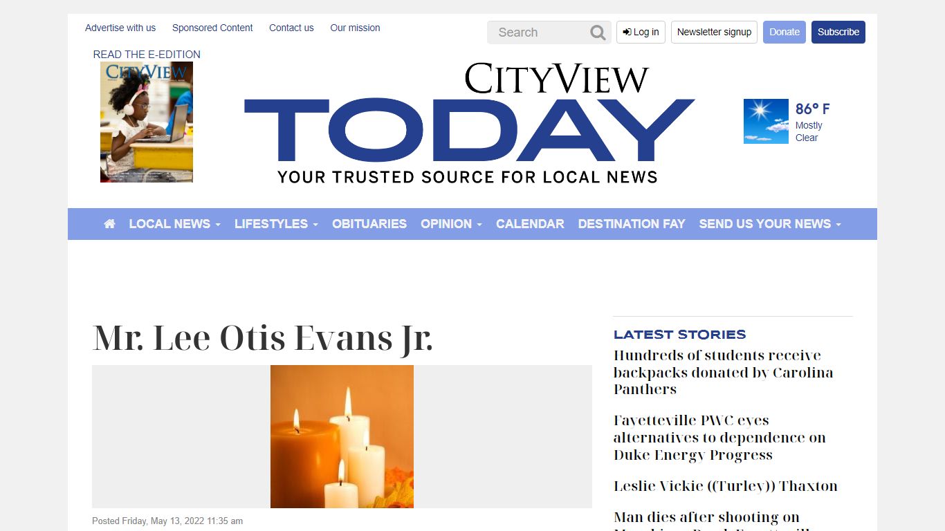 Mr. Lee Otis Evans Jr. | CityView TODAY